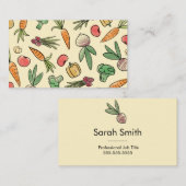 Carte De Visite Jardin végétal (Devant / Derrière)