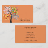 Carte De Visite Jardinage (Devant / Derrière)