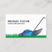 Carte De Visite Jardinage de l'entretien de la pelouse (Devant)