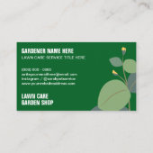 Carte De Visite Jardinage de pelouse d'entretien (Dos)