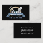 Carte De Visite Jardinage de professionnel et service de pelouse (Devant / Derrière)