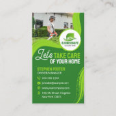 Carte De Visite Jardinage professionnel Landscaping Parking de pel (Devant)