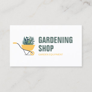 Carte De Visite Jardinage Service d'entretien de la pelouse