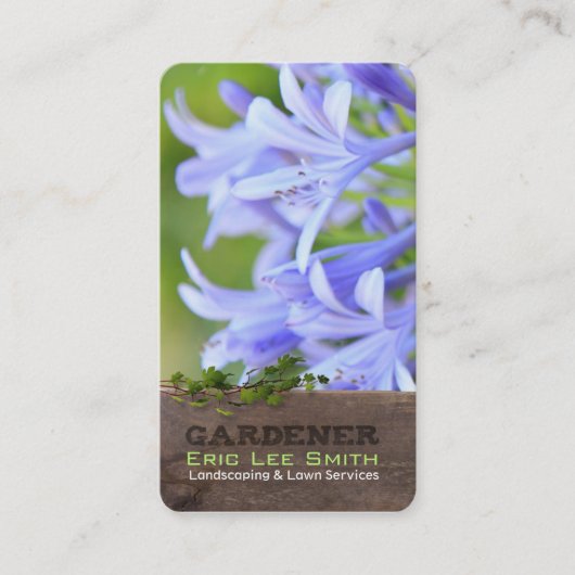 Carte De Visite Jardinier (Devant)