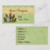 Carte De Visite Jardinier de pays (Devant / Derrière)