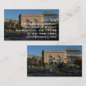 Carte De Visite Jardins botaniques à Noël à Washington DC (Devant / Derrière)