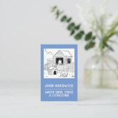 Carte De Visite Jardins, clôtures et dépendances (Debout devant)