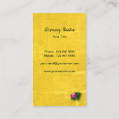 Carte De Visite Jardins colorés (Dos)