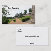 Carte De Visite Jardins de Chartres (Devant / Derrière)