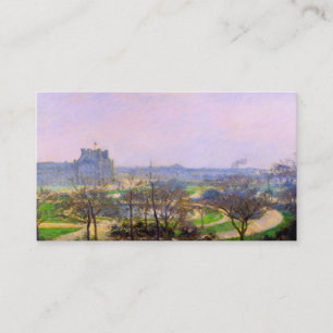 Carte De Visite Jardins de Tuileries dans l'art de Paris par