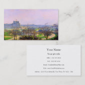 Carte De Visite Jardins de Tuileries dans l'art de Paris par (Devant / Derrière)