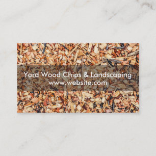 Carte De Visite Jardins en bois et paysage