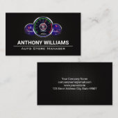 Carte De Visite Jauges du compteur de vitesse automatique | Fibre  (Devant / Derrière)