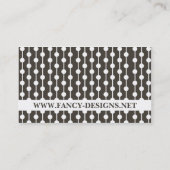 Carte De Visite Jaune (Dos)