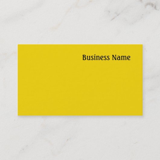 Carte De Visite Jaune (Devant)