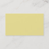 Carte De Visite jaune (Dos)