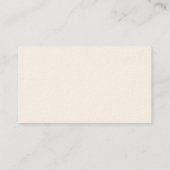 Carte De Visite Jaune au gradient rouge - blanc customisé de (Dos)