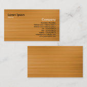 Carte De Visite Jaune brossé (Devant / Derrière)