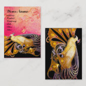 Carte De Visite Jaune de PAIX (Devant / Derrière)