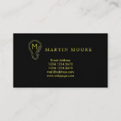 Carte De Visite Jaune electical d'ampoule de services (Dos)