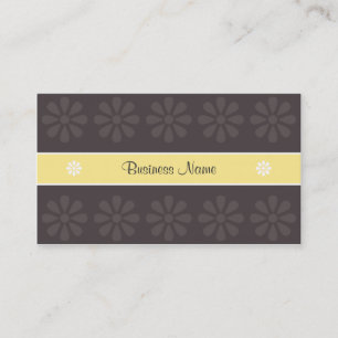 CARTE DE VISITE JAUNE GRIS DE LA CONCEPTION 04 DE CRE8TIVE