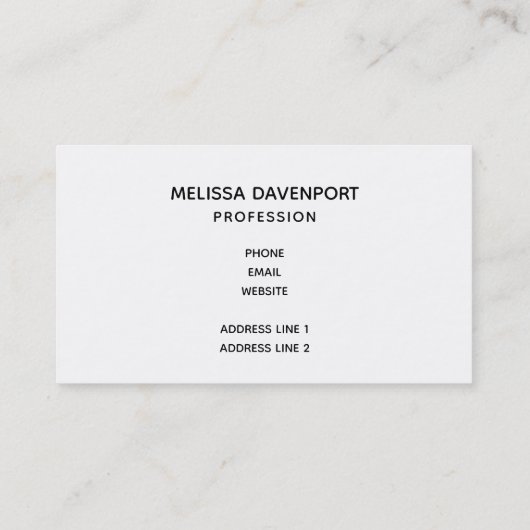 Carte De Visite Jaune Jouet Adorable en Caoutchouc (Dos)