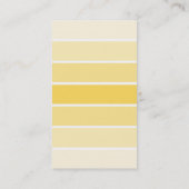 Carte De Visite Jaune moderne et gris (Dos)