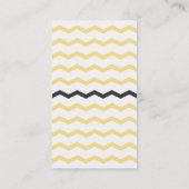 Carte De Visite Jaune moderne et gris (Dos)