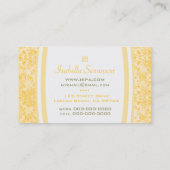 Carte De Visite Jaune mûr (Dos)