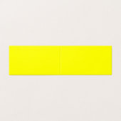 Carte de visite jaune pliée (Extérieur déplié)