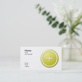 Carte De Visite jaune plus (Debout devant)