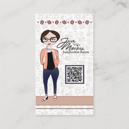 Carte de visite Java Momma (Dos)