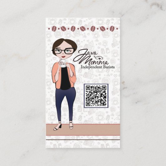 Carte de visite Java Momma (Dos)