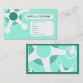 Carte De Visite jax turquoise (Devant / Derrière)