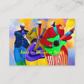 carte de visite "Jazz/Blues/Soul Band" (Devant)