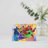 carte de visite "Jazz/Blues/Soul Band" (Debout devant)