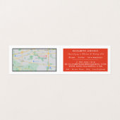 Carte De Visite Jazzy Graffiti Art, Revendeur d'art, détails (Intérieur déplié)