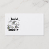 Carte De Visite Je construis des robots (Dos)