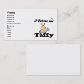 Carte De Visite je crois au taffy (Devant / Derrière)