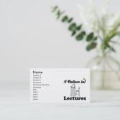 Carte De Visite je crois aux conférences (Debout devant)