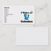 Carte De Visite je crois aux géloses (Devant / Derrière)