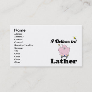 Carte De Visite je crois en lather