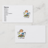 Carte De Visite Je Dessine (Devant / Derrière)