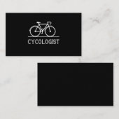 Carte De Visite Je Fais Toujours Du Cyclisme Le Matin Pour Être En (Devant / Derrière)