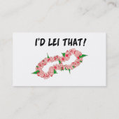 Carte De Visite Je Lei cela (Dos)