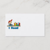 Carte De Visite Je lis (Dos)