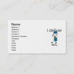 Carte De Visite Je livre facteur