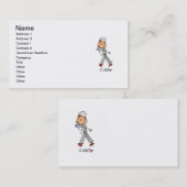 Carte De Visite Je marche (Devant / Derrière)