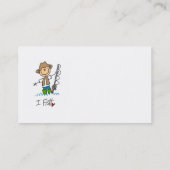 Carte De Visite Je pêche (Dos)