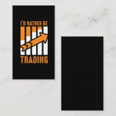 Carte De Visite Je préférerais faire du commerce Stock de cadeaux (Devant / Derrière)